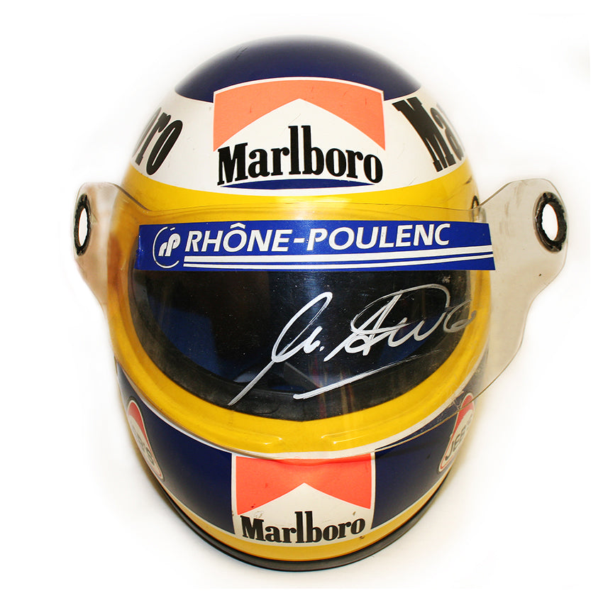 1987 Michele Alboreto, race used Ferrari helmet