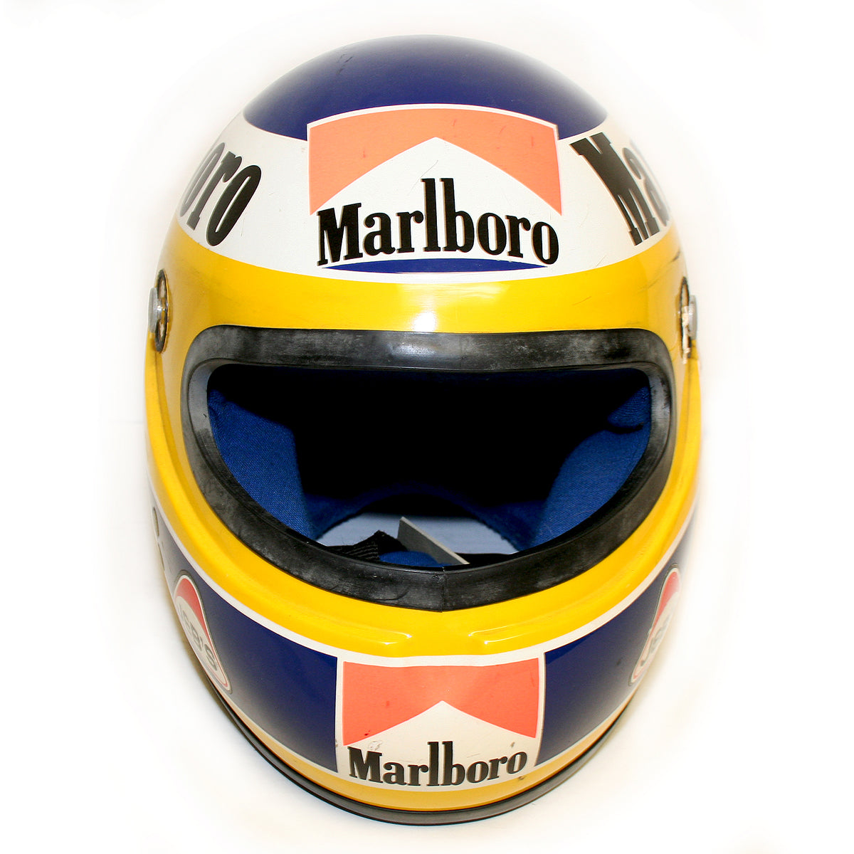 1987 Michele Alboreto, race used Ferrari helmet