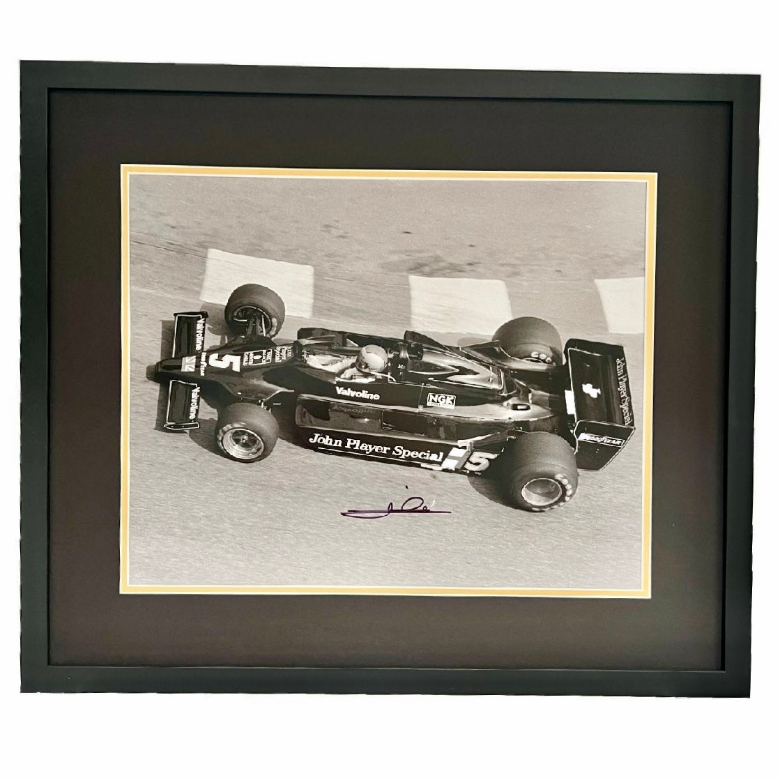 1978 Mario Andretti Signed Lotus 78 F1 Monaco Grand Prix World Champion 16x20" Limited Edition /25 Framed Photo