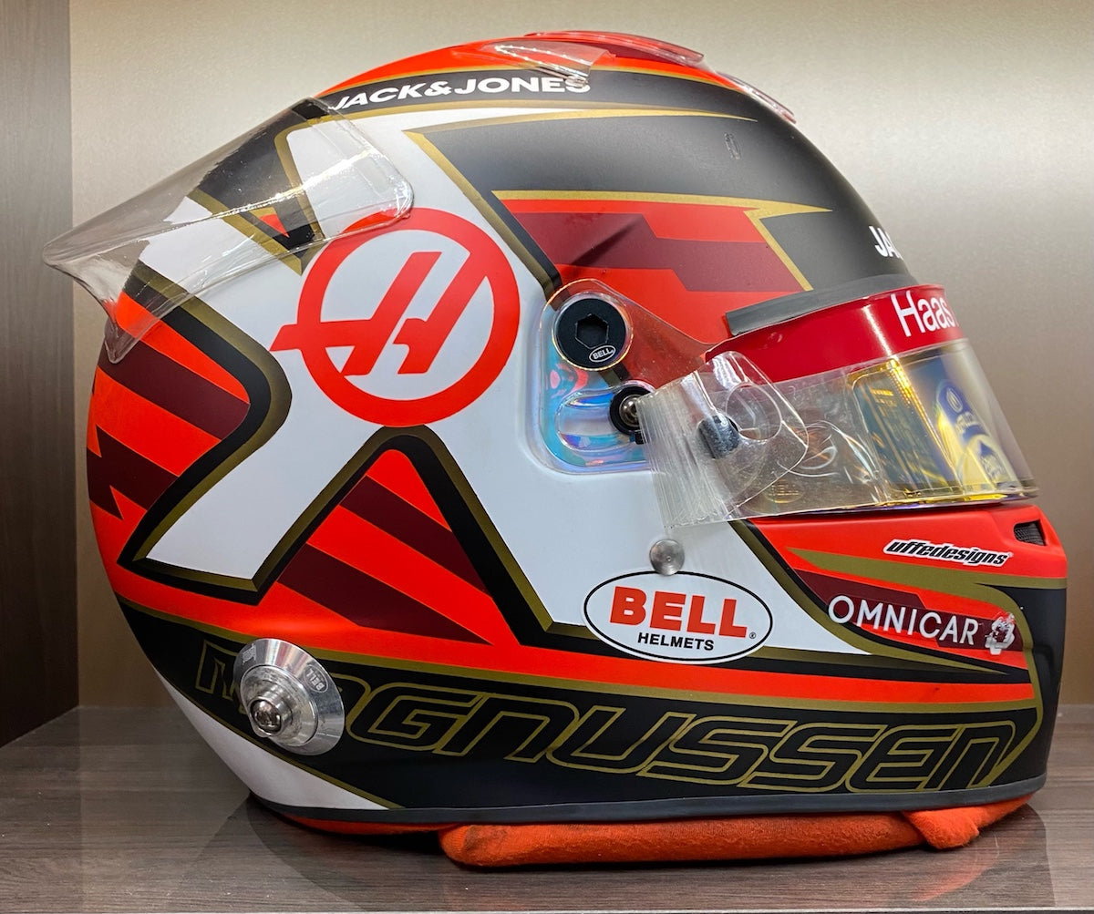 2019 Kevin Magnussen Italian GP Used Haas F1 Helmet