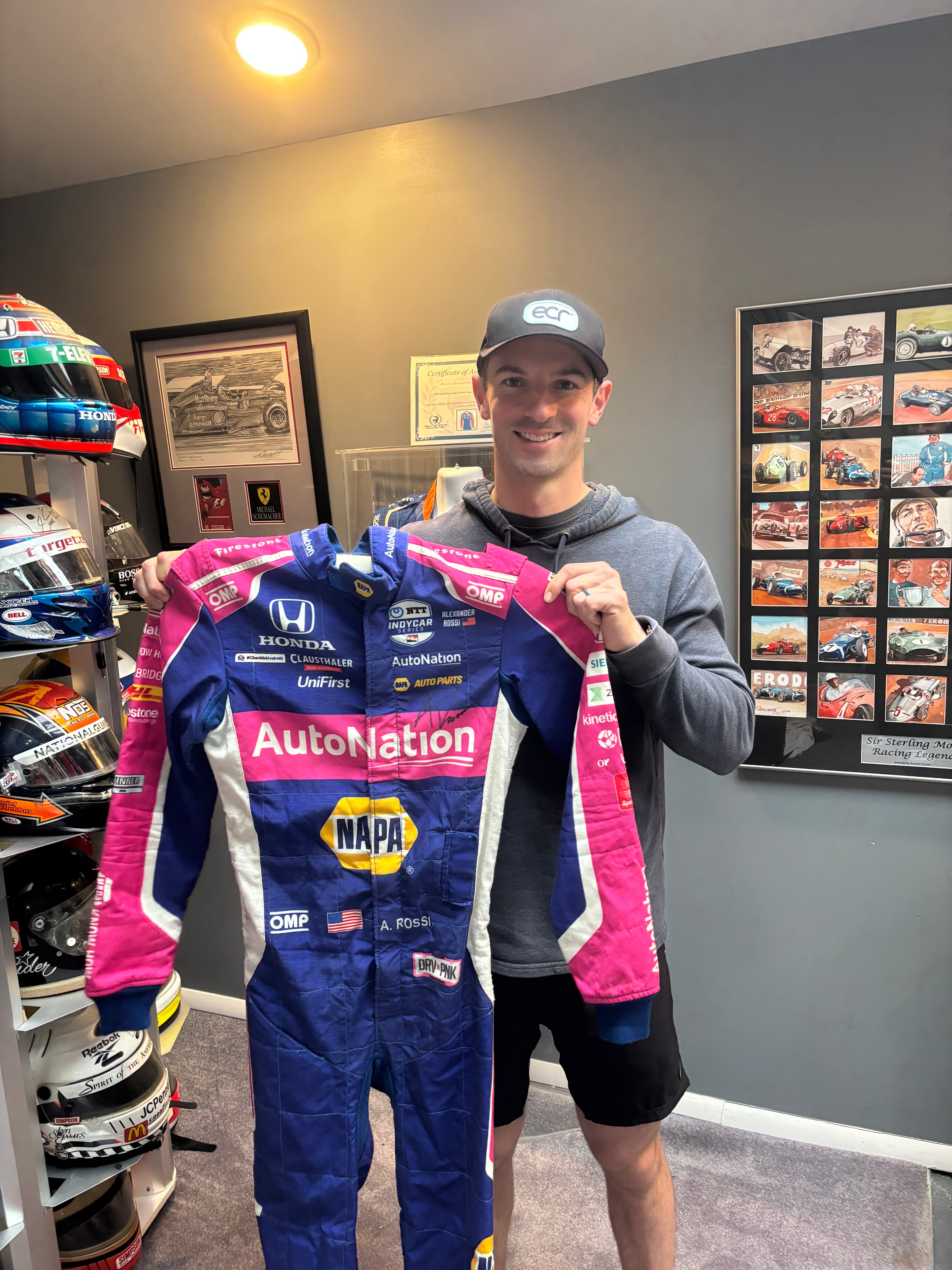 2022 Alexander Rossi Race Used Andretti Autosport IndyCar Suit