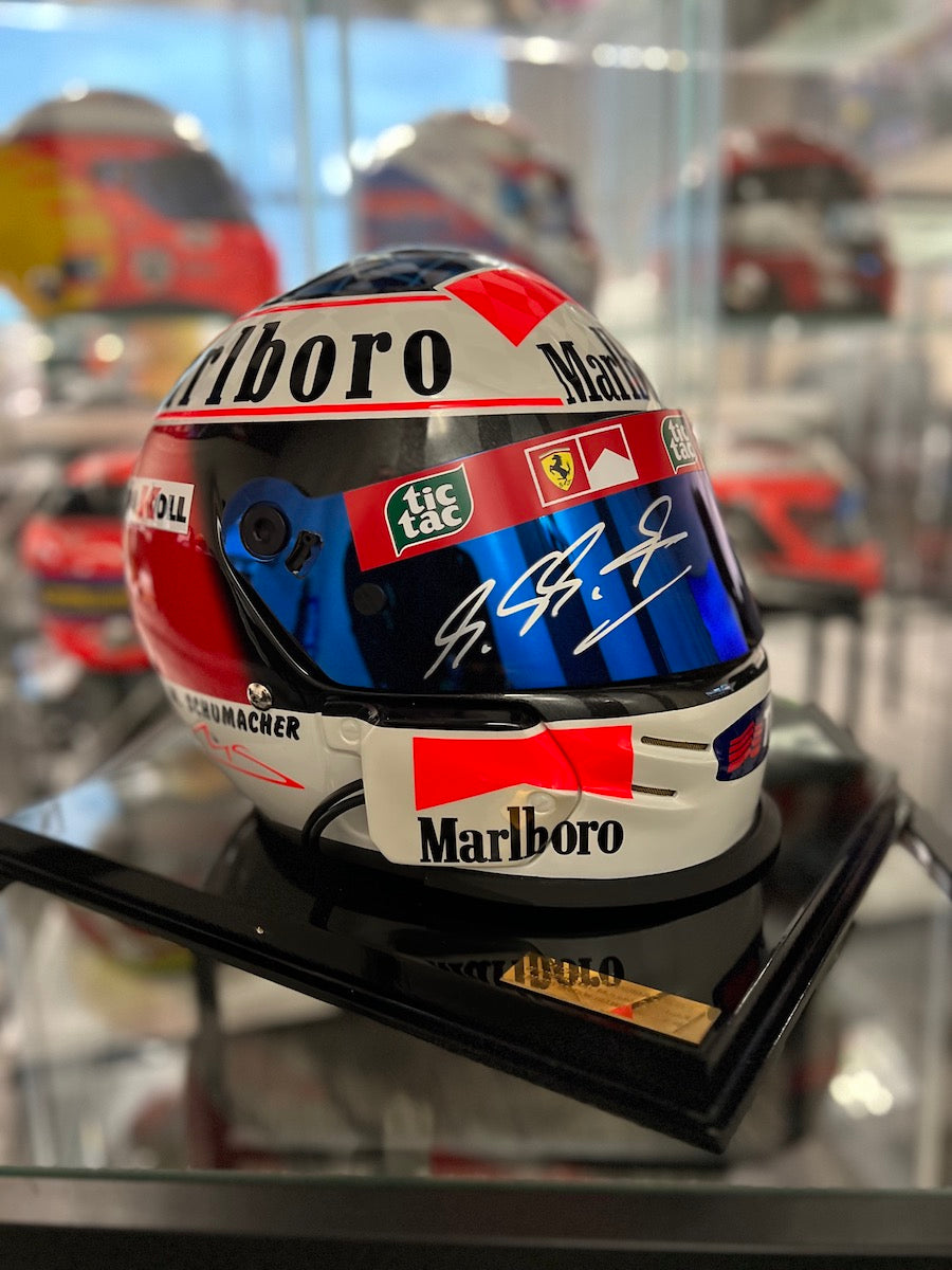 2000 Michael Schumacher Signed San Marino GP Win Scuderia Ferrari Limited Edition 33/50 Bell Series Replica F1 Helmet