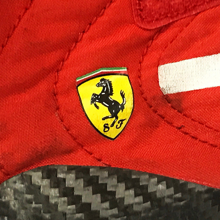 2018 Kimi Räikkönen Signed Race Worn Ferrari F1 Boots