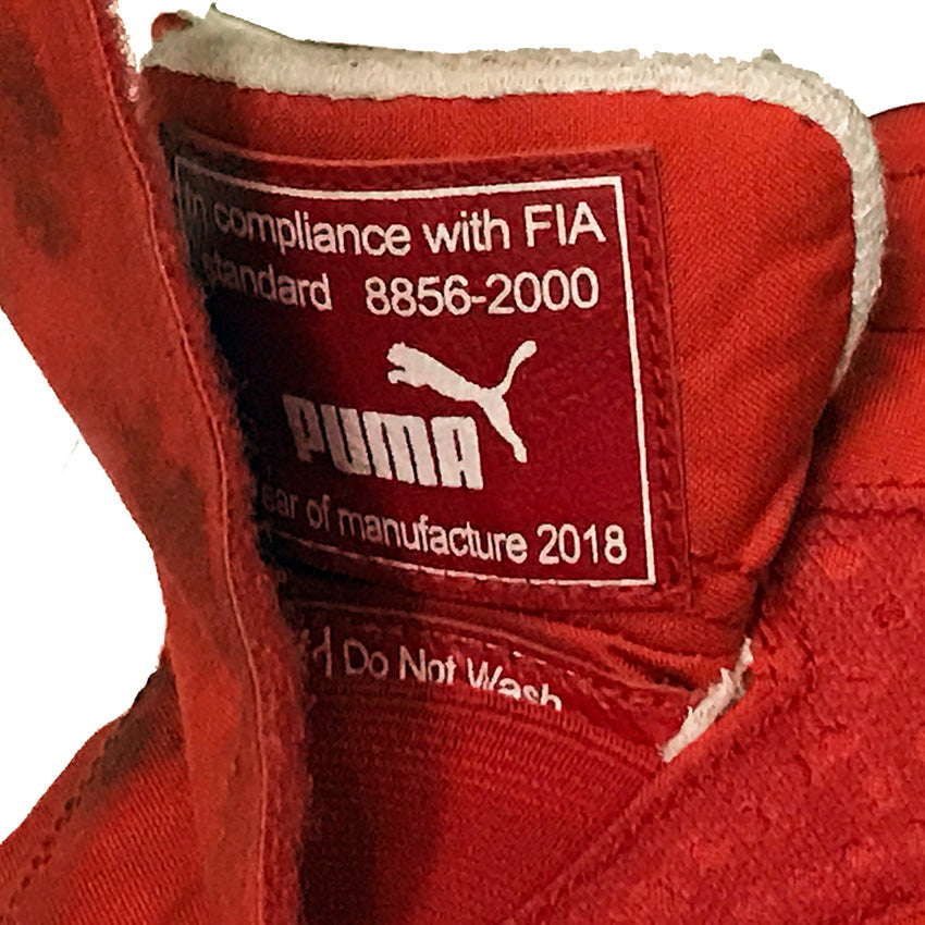 2018 Kimi Räikkönen Signed Race Worn Ferrari F1 Boots