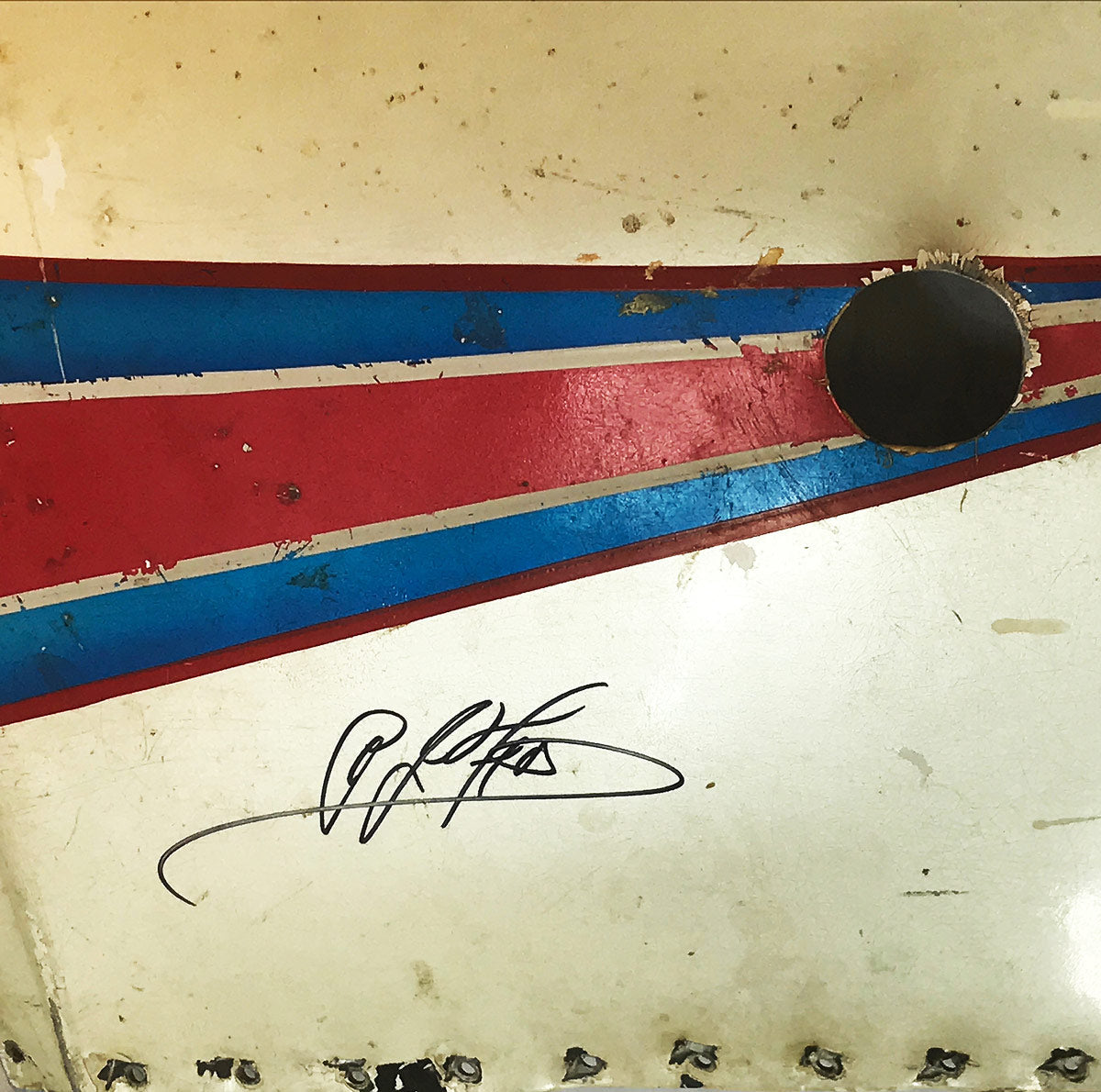 1966 A.J. Foyt Signed Original Sheraton Thompson Coyote Cowling IndyCar Panel