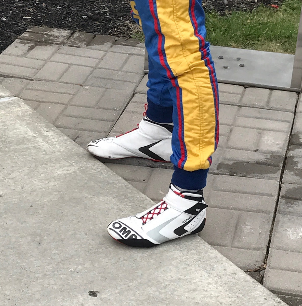 2017 Alexander Rossi Signed Watkins Glen Race Winning Andretti Autosport IndyCar Boots