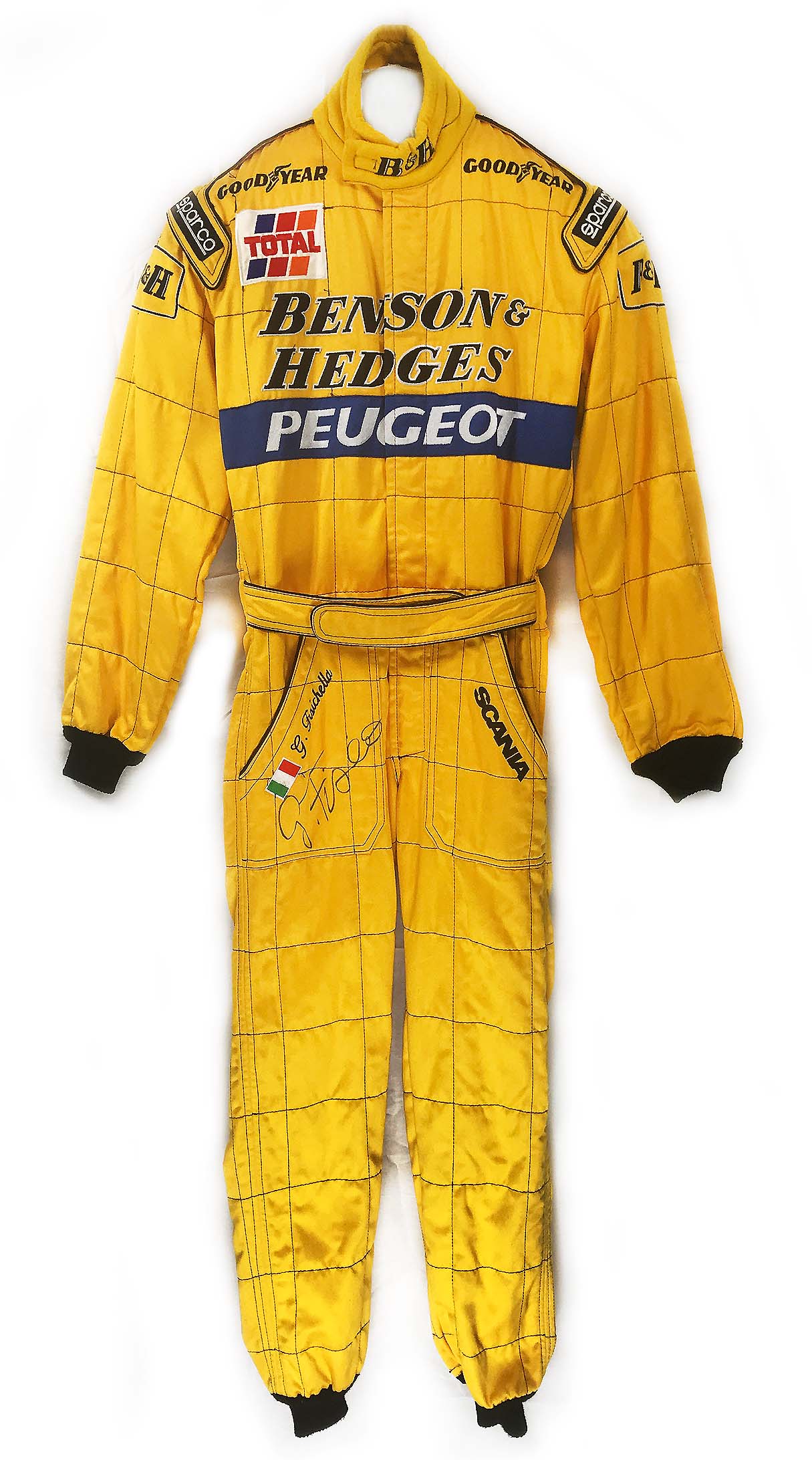 1997 Giancarlo Fisichella Race Worn Jordan F1 Suit