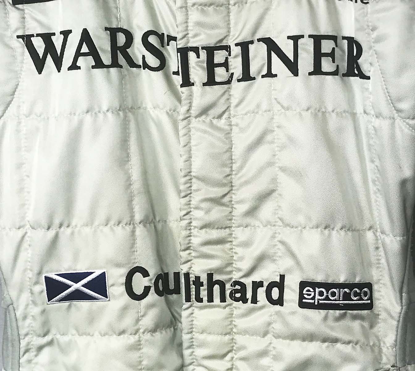 2001 David Coulthard Race Worn McLaren Formula One Suit