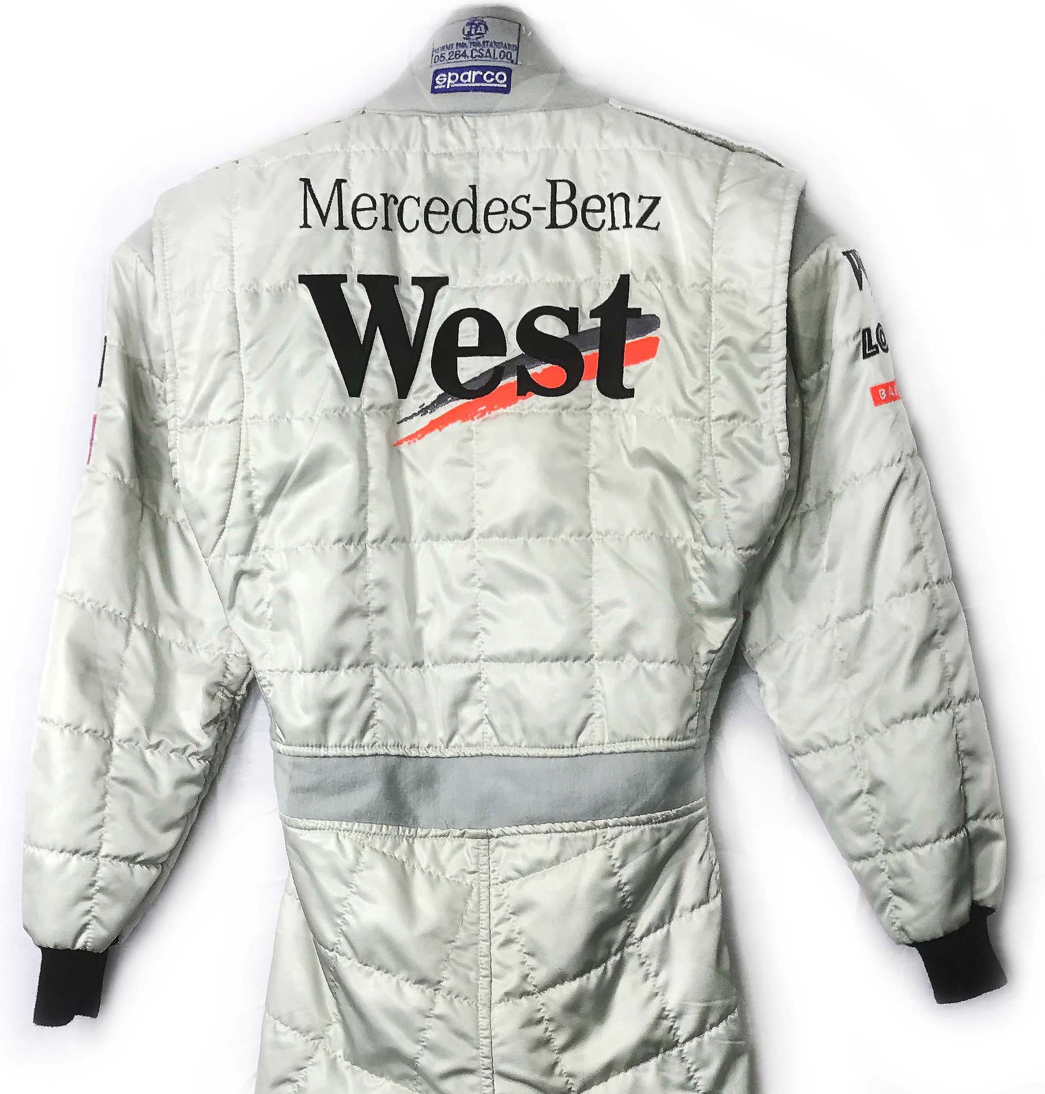 2001 David Coulthard Race Worn McLaren Formula One Suit