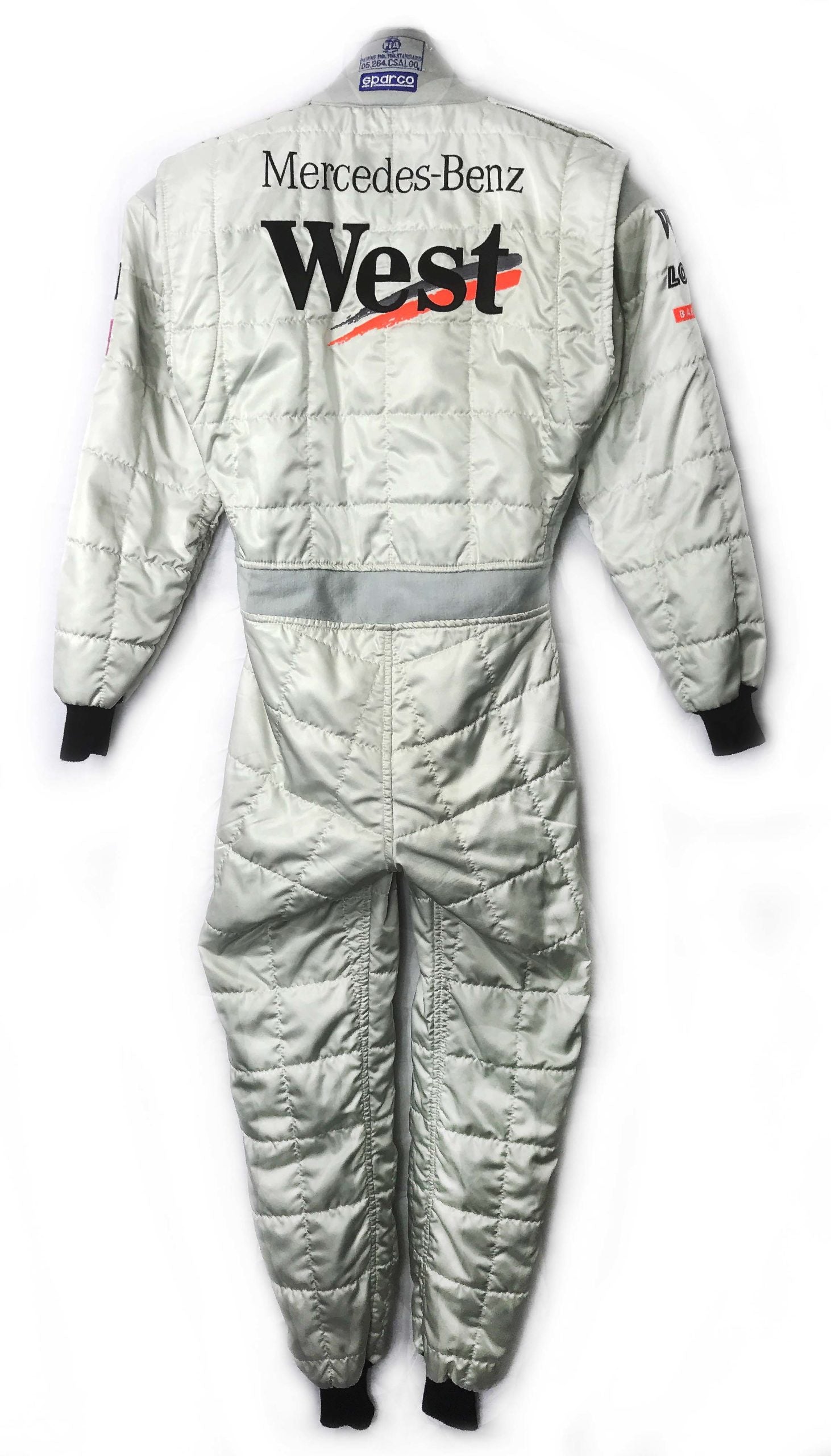 2001 David Coulthard Race Worn McLaren Formula One Suit