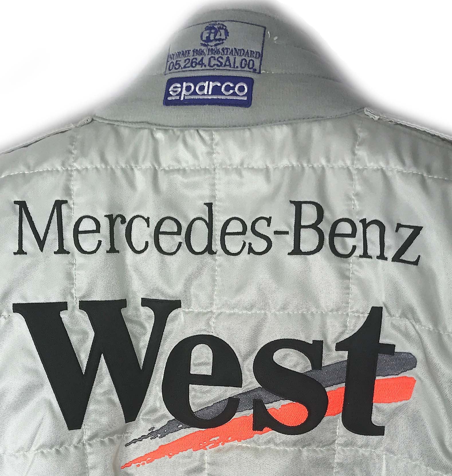 2001 David Coulthard Race Worn McLaren Formula One Suit