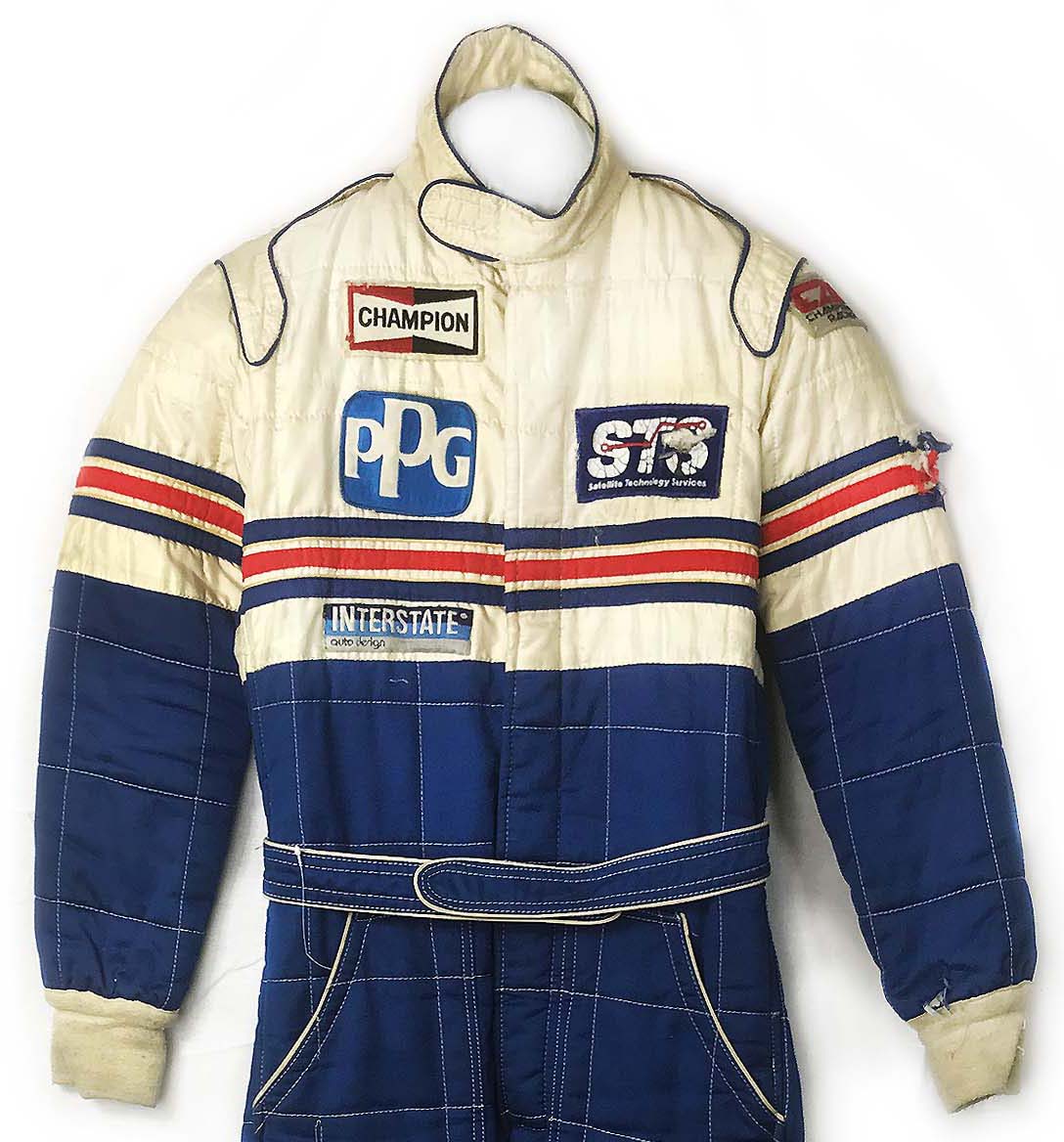 1985 Jan Lammers Race Used Rothmans / All American Racing IndyCar Suit