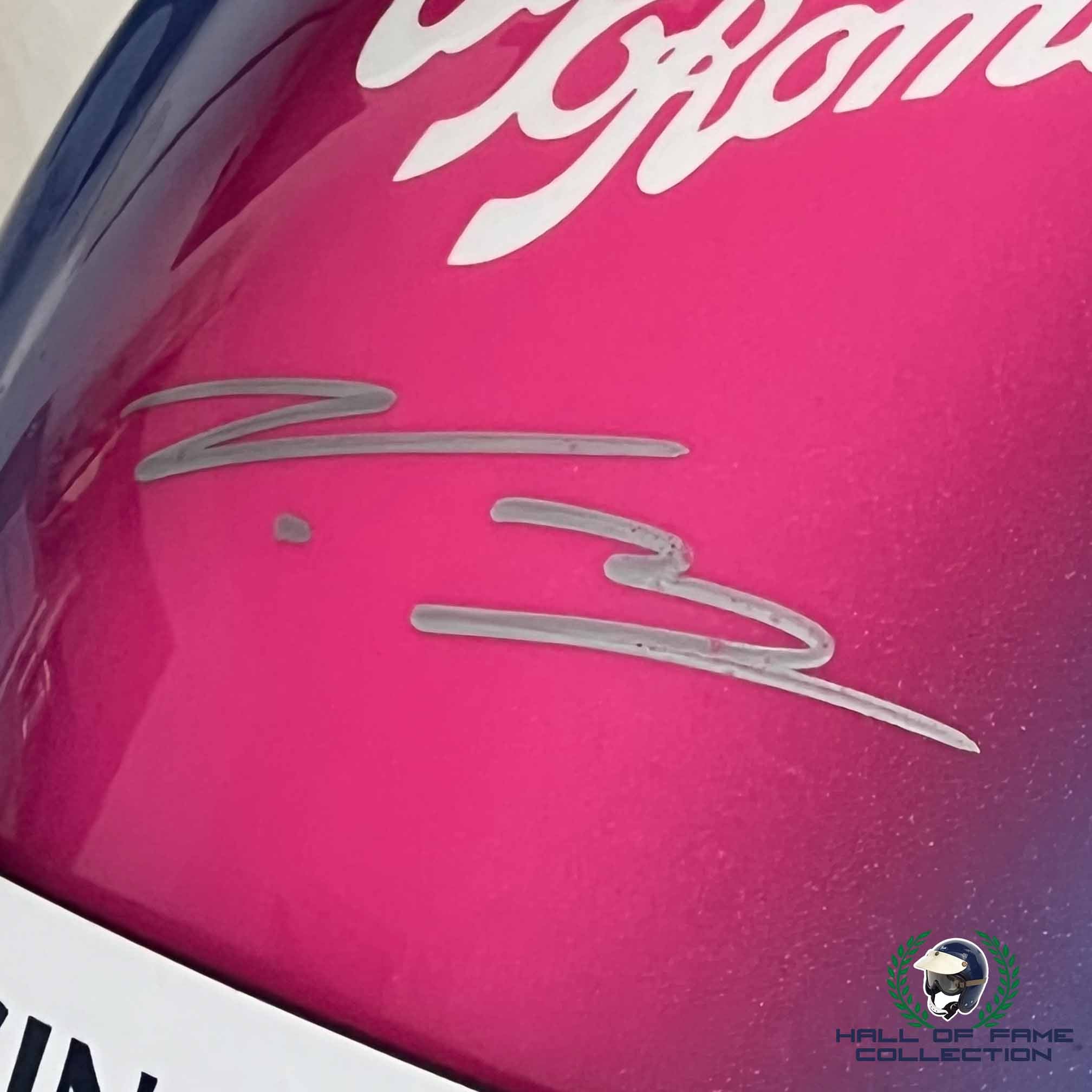 2022 Valtteri Bottas Signed Miami GP Used Alfa Romeo F1 Helmet