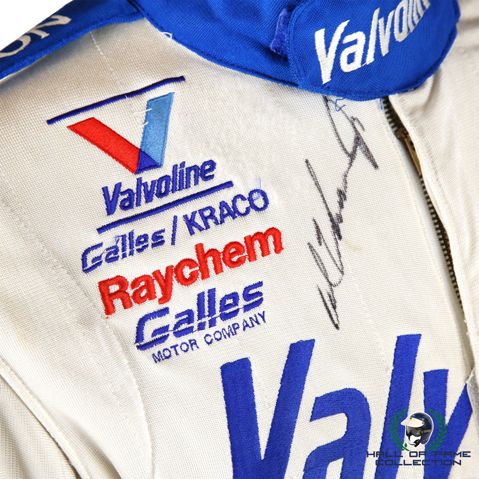 1991 Al Unser Jr Signed Race Used Gallas Racing IndyCar Suit