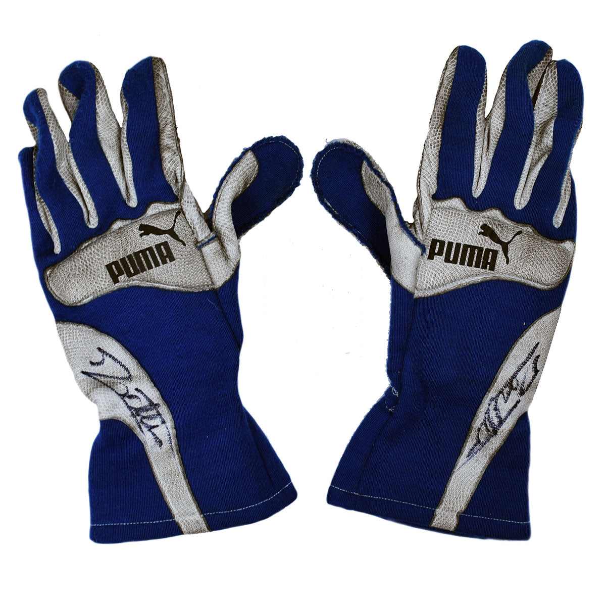 2005 Jacques Villeneuve Signed Sauber Test Used F1 Gloves