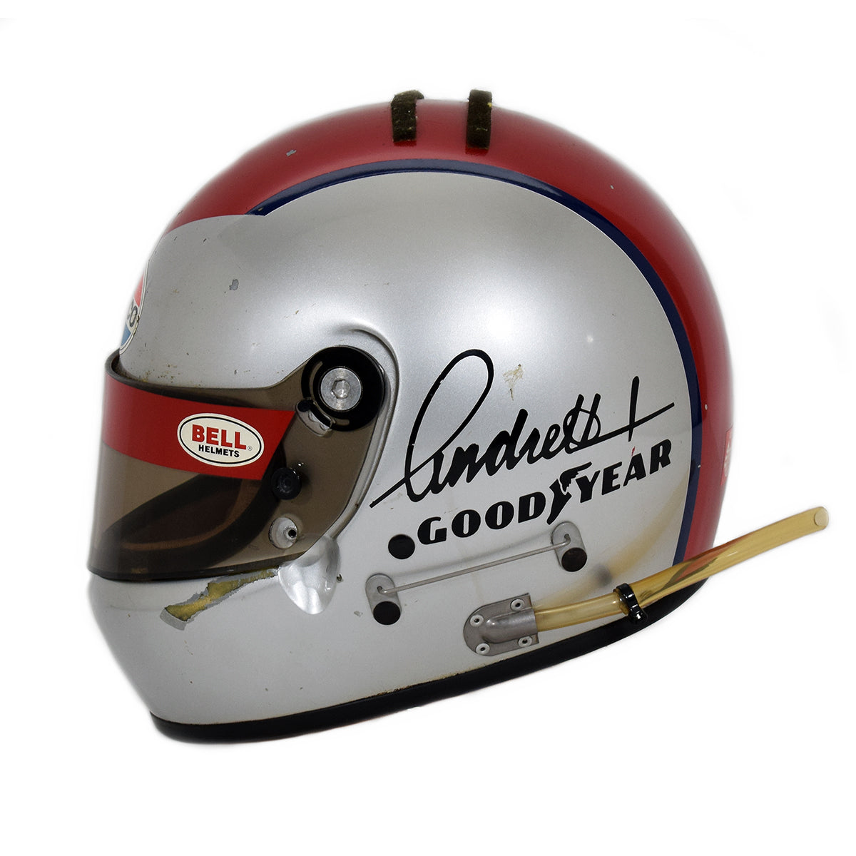 1990 Jeff Andretti First IndyCar Season Race Used Helmet