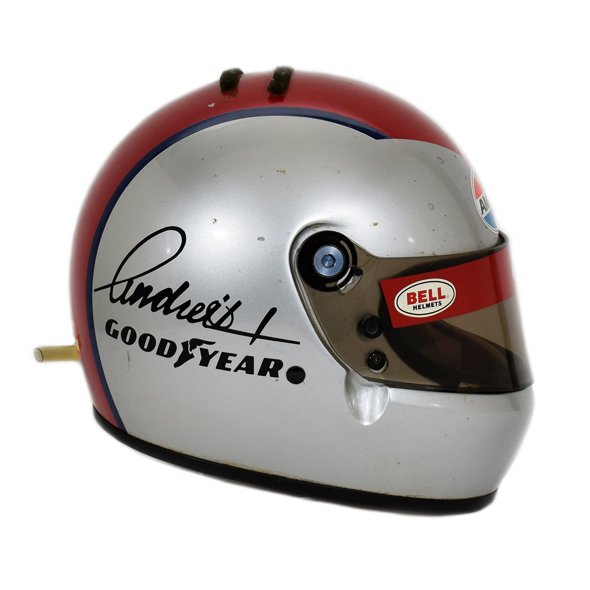 1990 Jeff Andretti First IndyCar Season Race Used Helmet