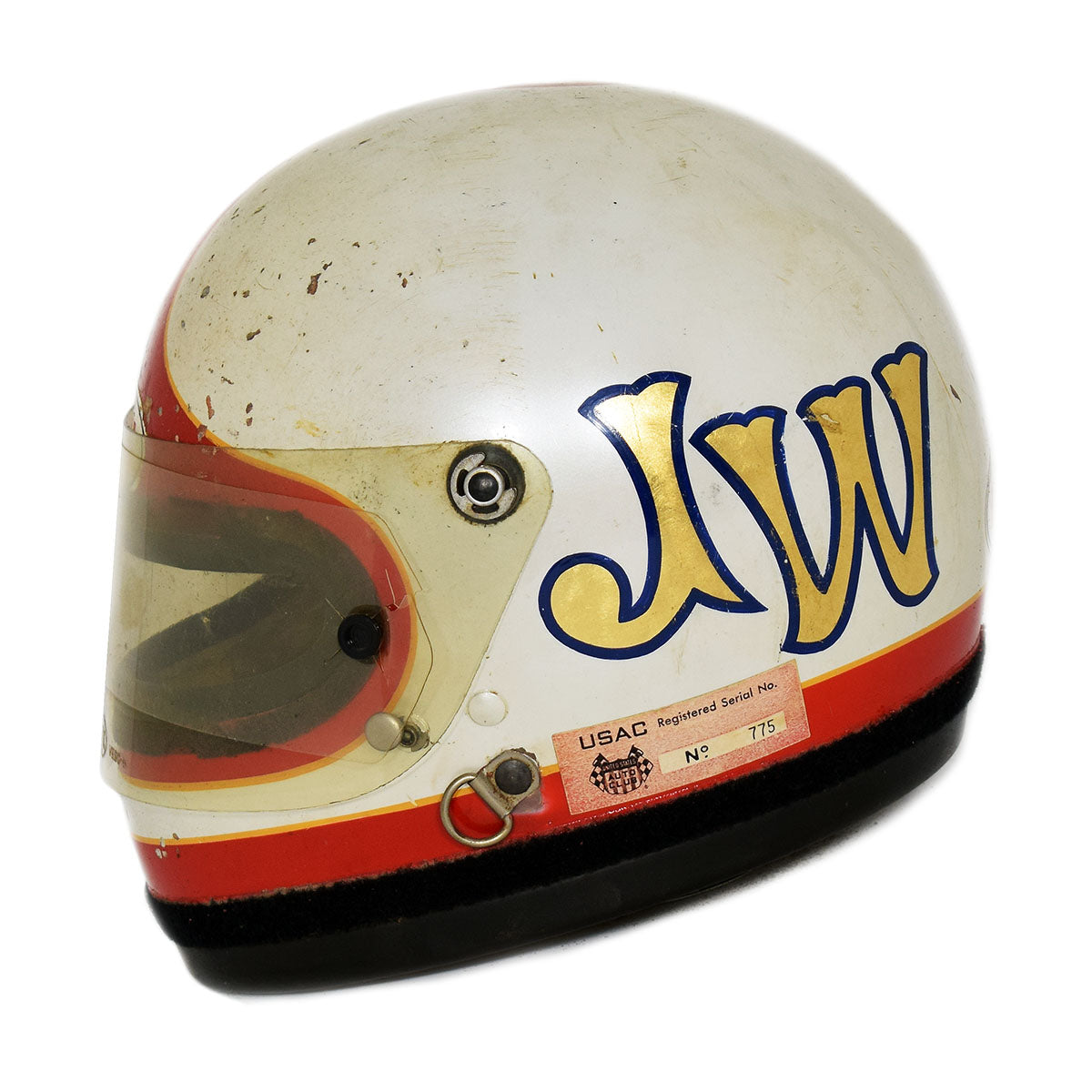 1978/79 Jerry Weeks USAC Midget Car Race Worn Helmet