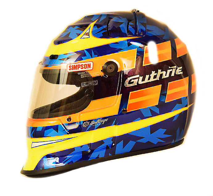 2001 Jim Guthrie Original Simpson IndyCar Helmet