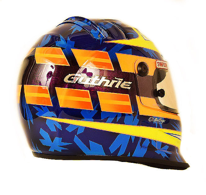 2001 Jim Guthrie Original Simpson IndyCar Helmet