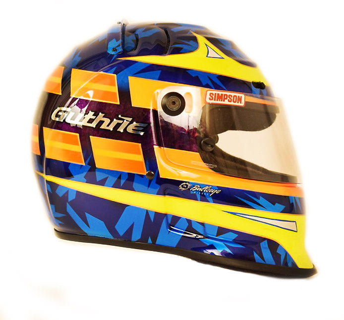 2001 Jim Guthrie Original Simpson IndyCar Helmet