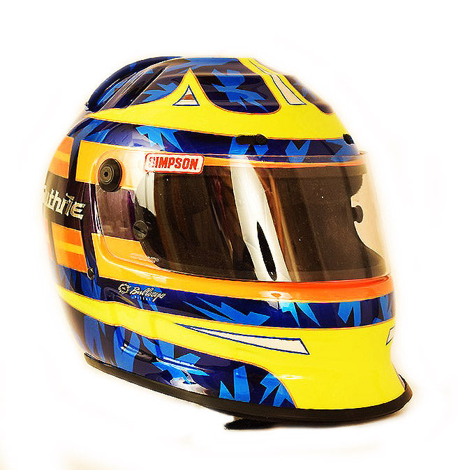 2001 Jim Guthrie Original Simpson IndyCar Helmet