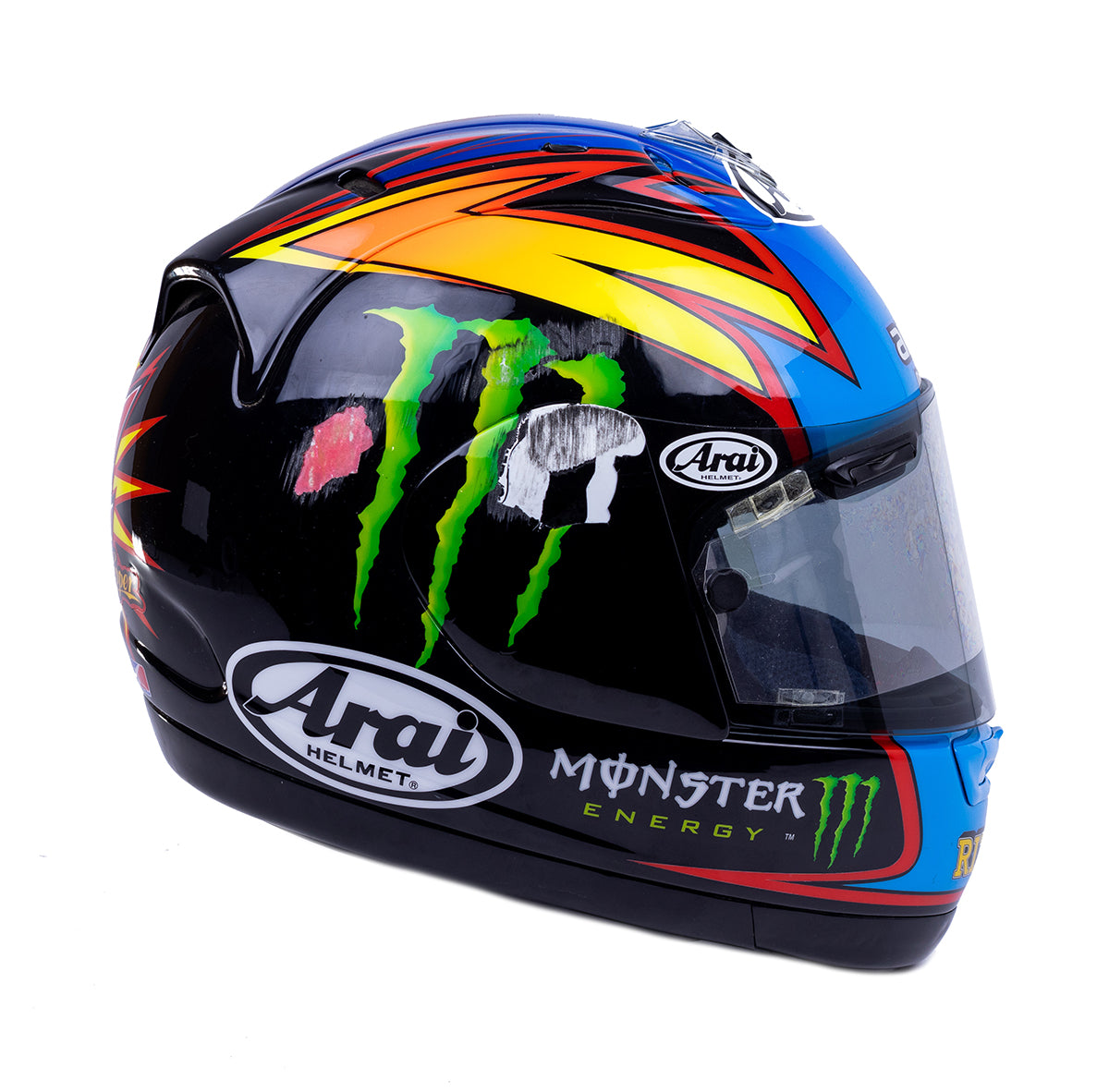 2007 John Hopkins Rizla Suzuki MotoGP Race Used Helmet