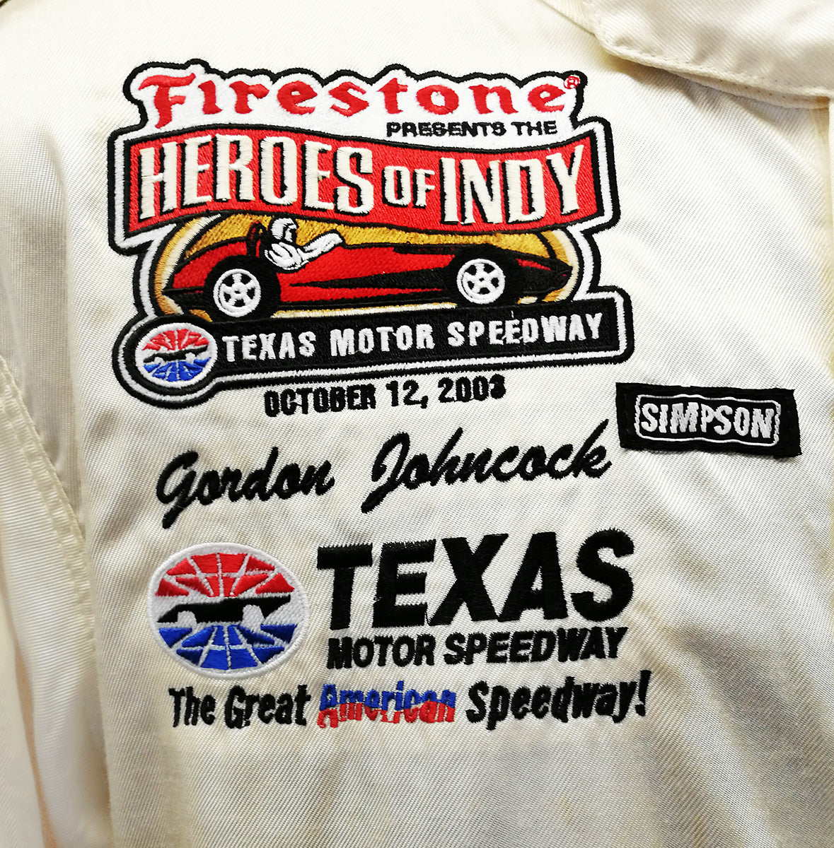 2003 Gordon Johncock 'Legends of IndyCar' Race Worn Suit