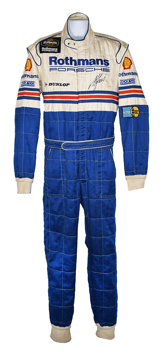 1984 Alan Jones Rothmans Porsche Sandown 1000 Race Used Suit