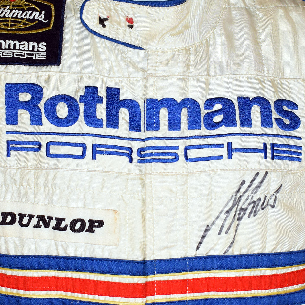 1984 Alan Jones Rothmans Porsche Sandown 1000 Race Used Suit