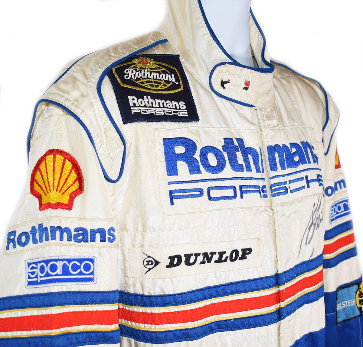 1984 Alan Jones Rothmans Porsche Sandown 1000 Race Used Suit