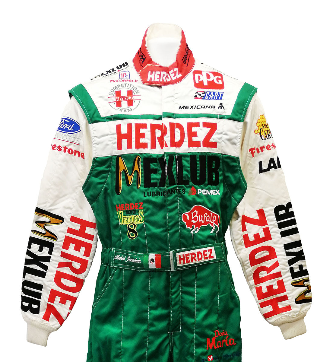 1997/98 Michel Jourdain Jr. Payton Coyne Racing IndyCar Race Worn Suit