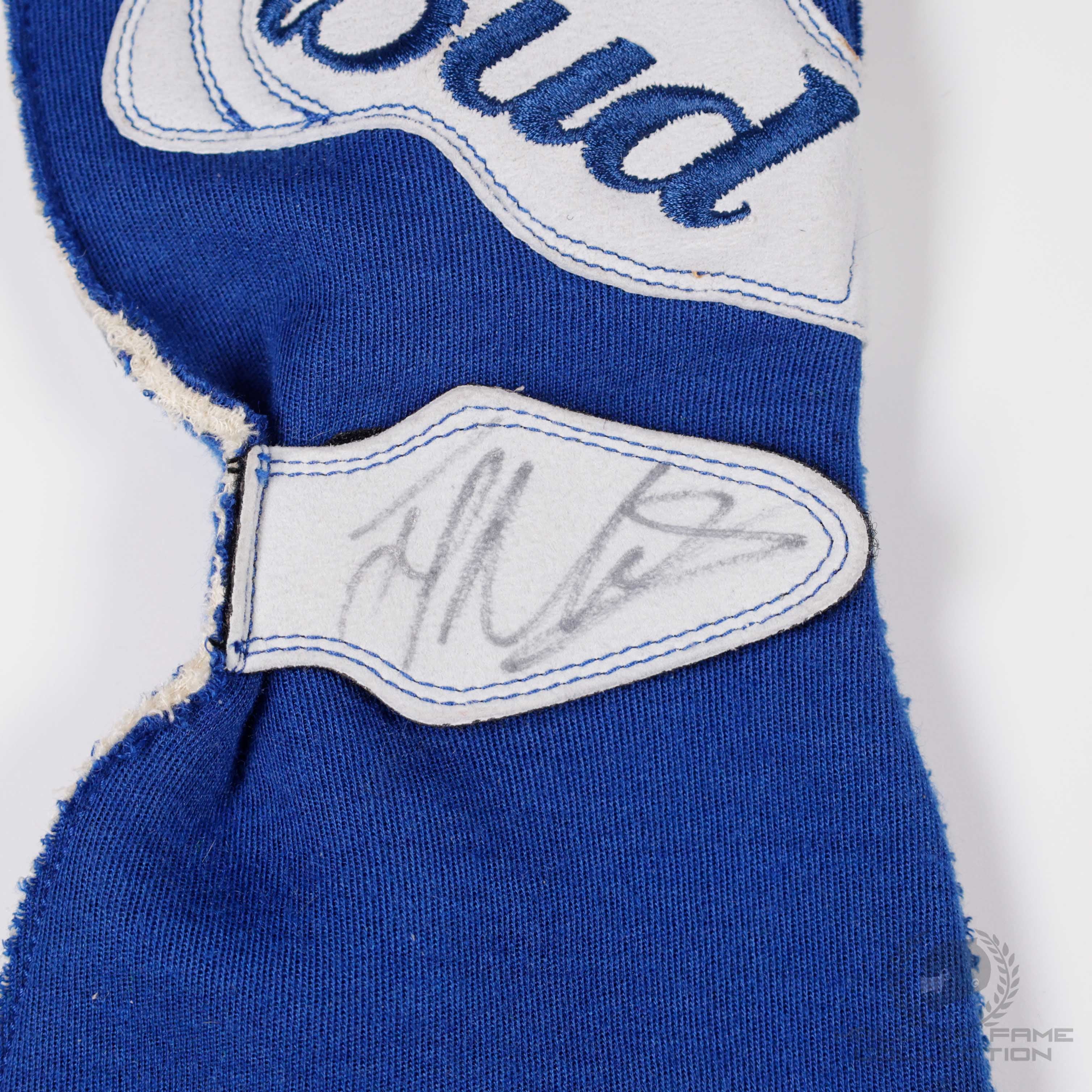 2004 Juan Pablo Montoya Signed Original  BMW Williams F1 Gloves