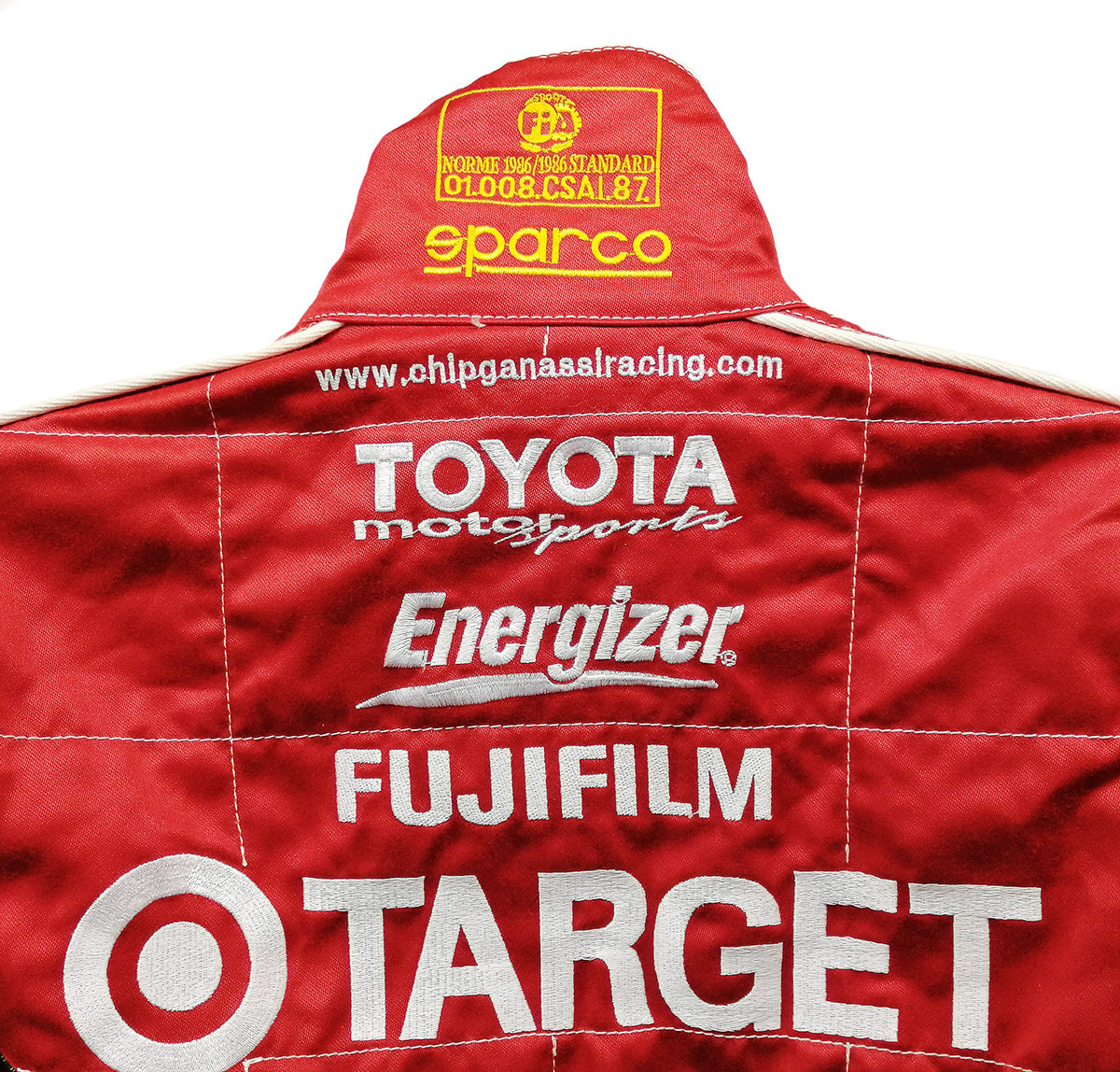 2001 Bruno Junqueira Target Chip Ganassi CART IndyCar Race Worn Suit