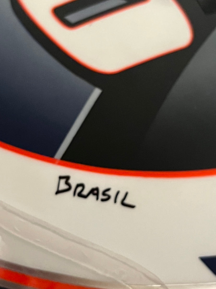 2022 Kevin Magnussen Signed Brazil & Abu Dhabi Used Haas F1 Helmet