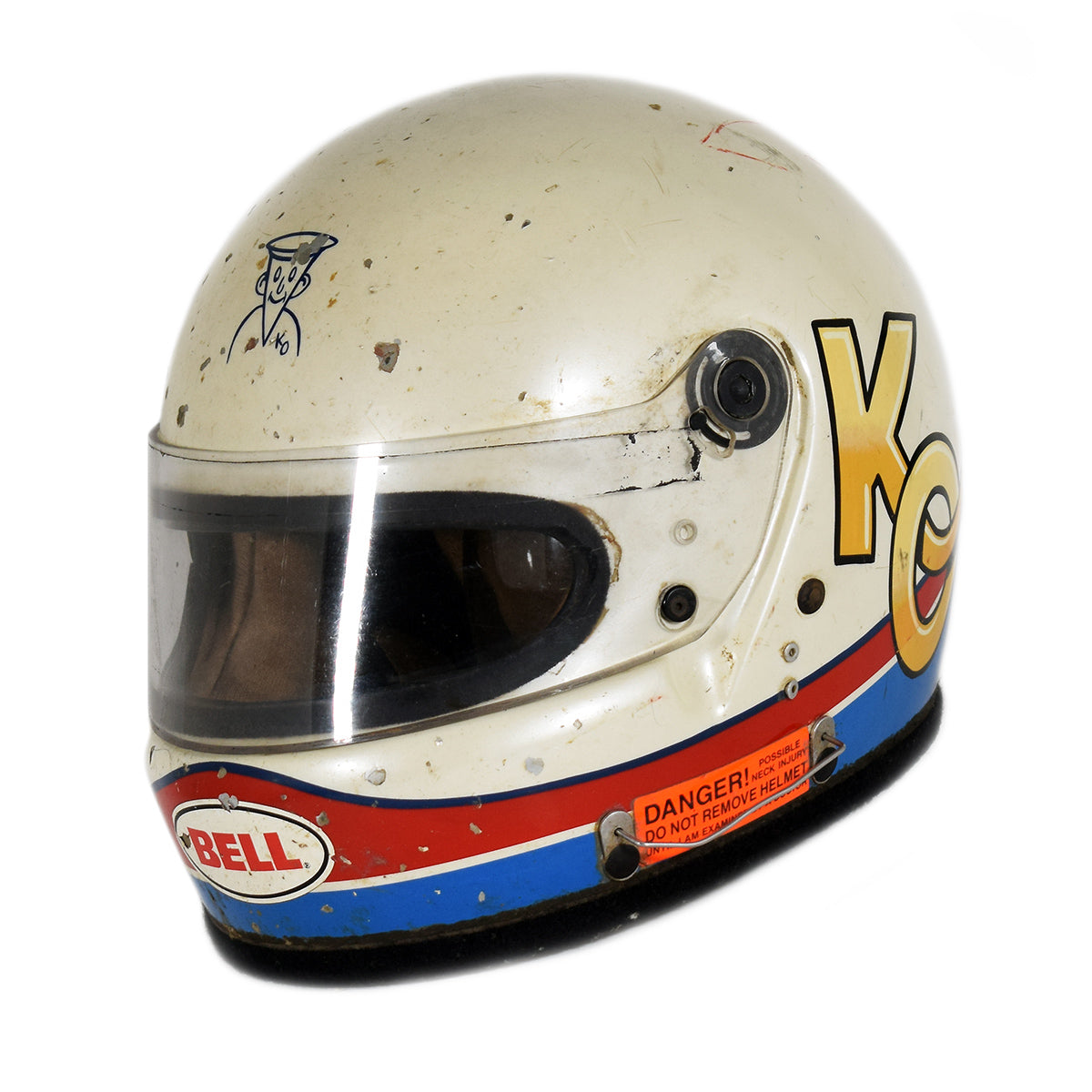 1996 Kevin Olson USAC Midget 'Chili Bowl' Race Used Helmet