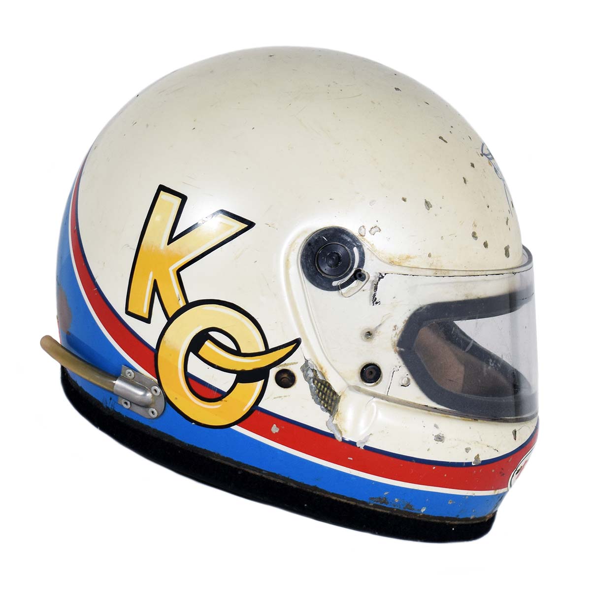 1996 Kevin Olson USAC Midget 'Chili Bowl' Race Used Helmet