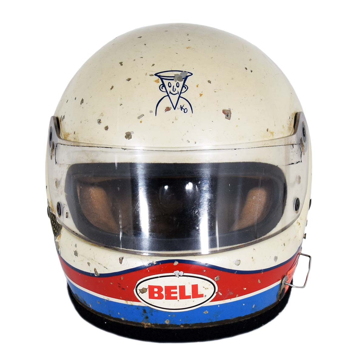 1996 Kevin Olson USAC Midget 'Chili Bowl' Race Used Helmet