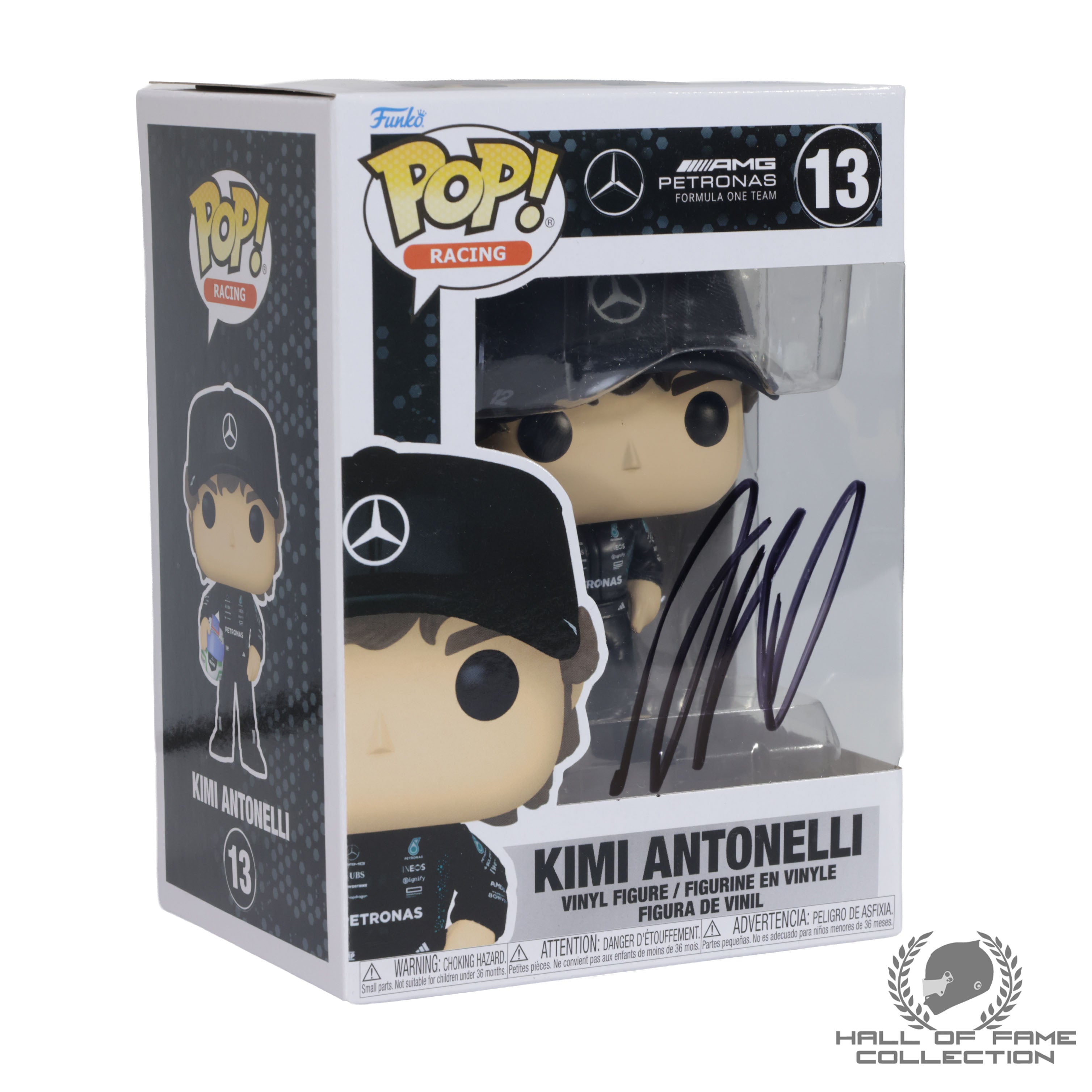 Kimi Antonelli Signed Mercedes F1 Funko Pop