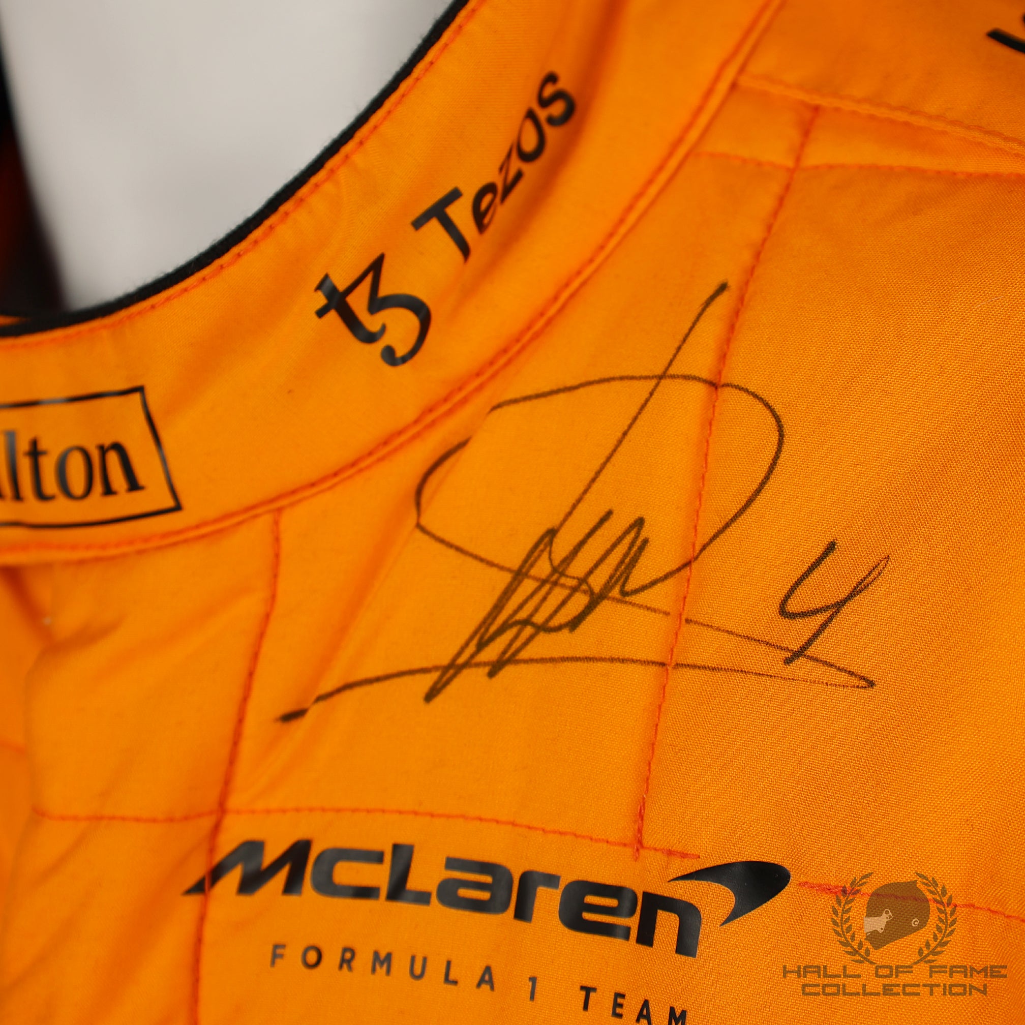 2022 Lando Norris Signed Official Replica McLaren F1 Suit