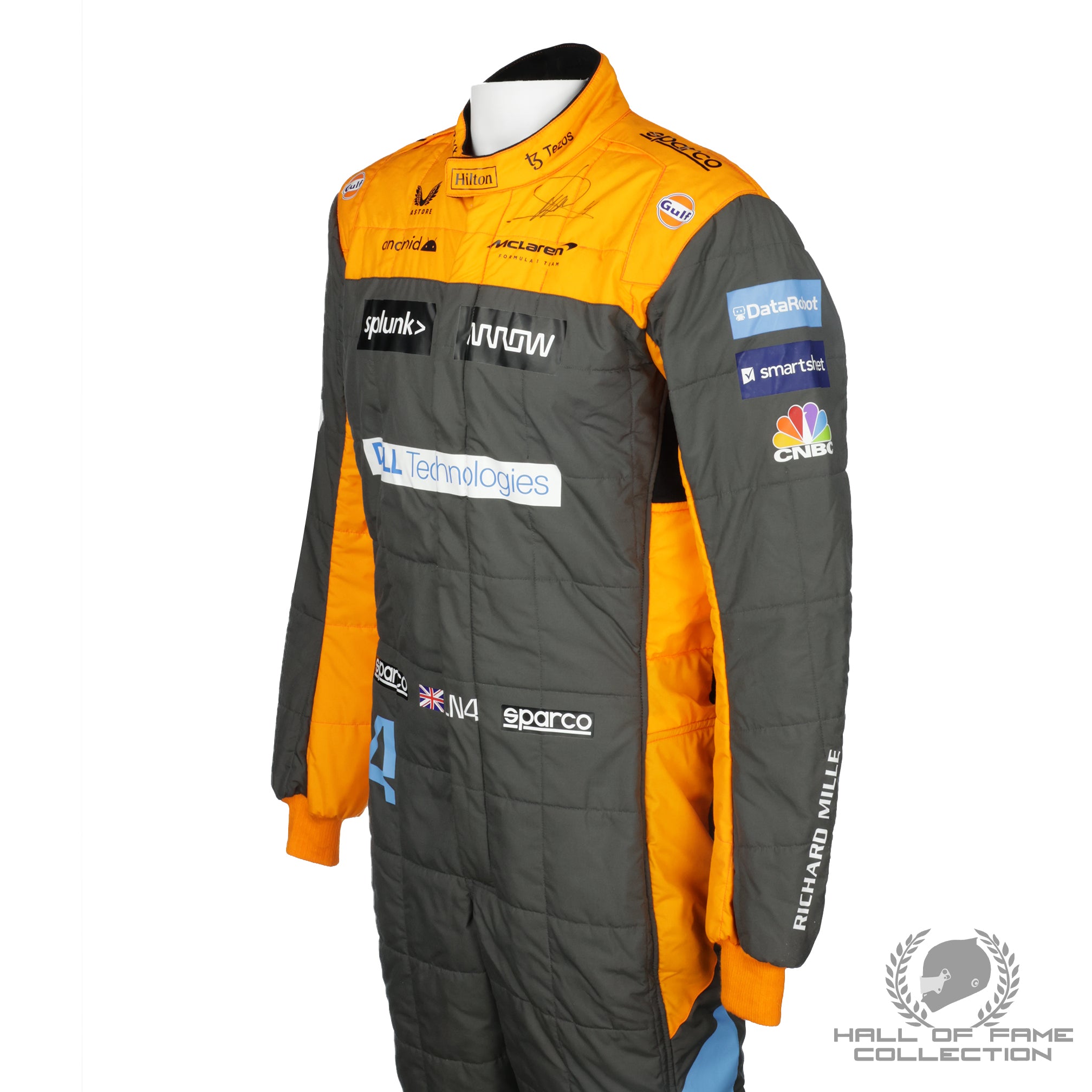 2022 Lando Norris Signed Official Replica McLaren F1 Suit