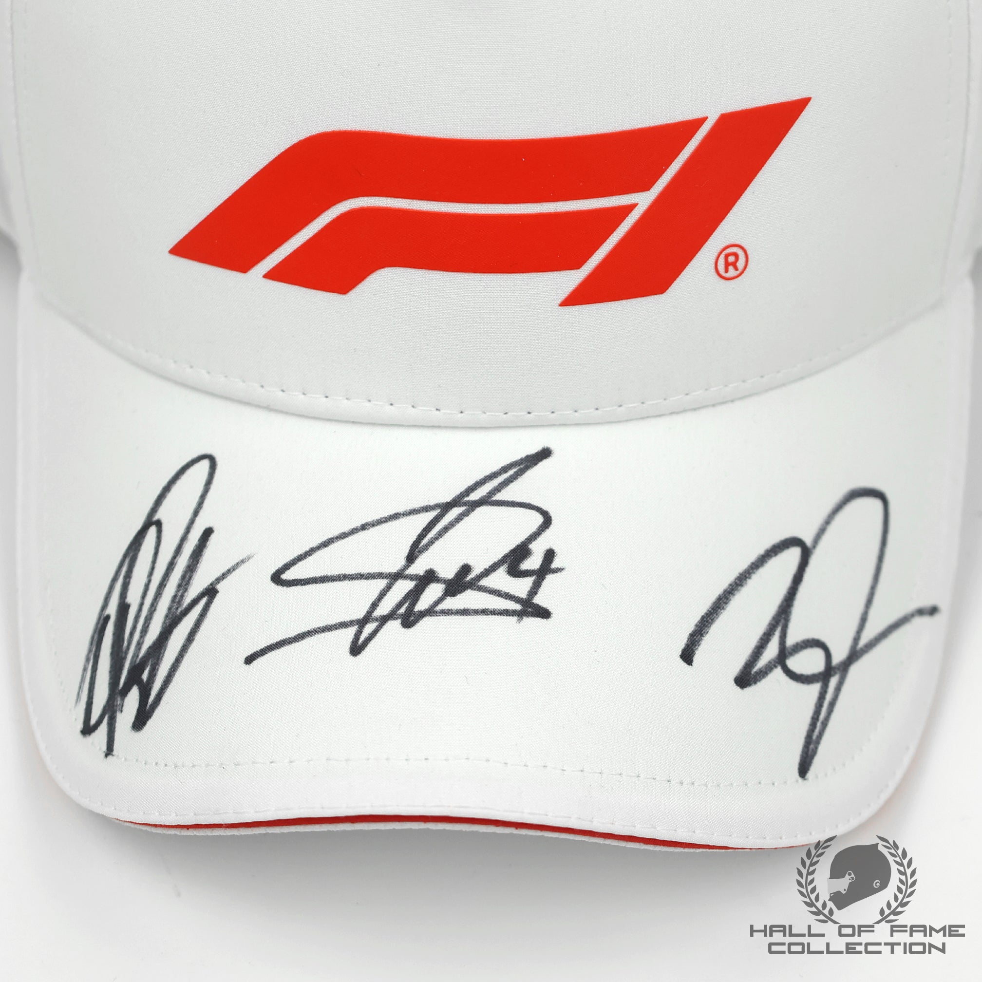 Lando Norris, Oscar Piastri & Zak Brown Signed 2024 Constructors Champions Official F1 Hat