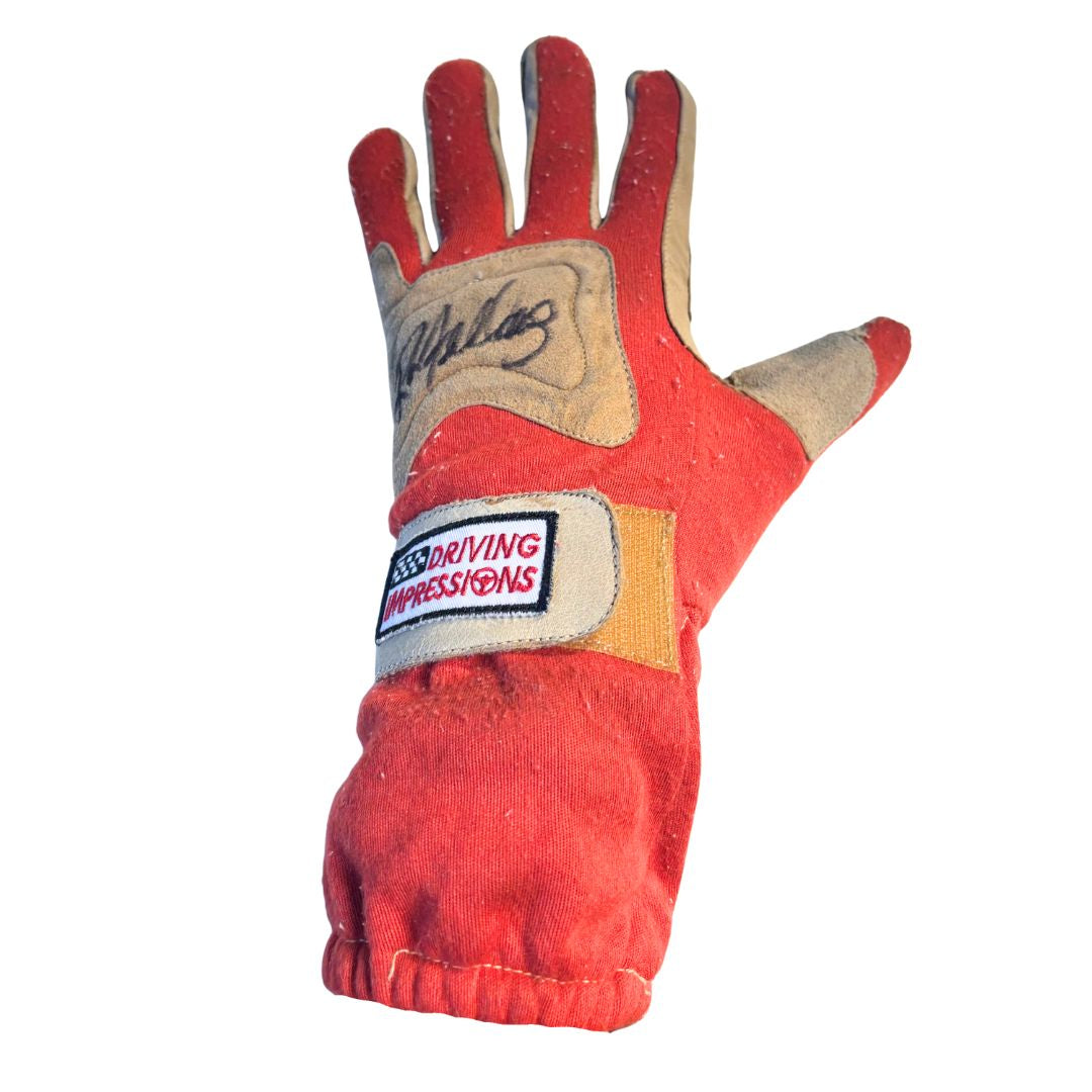 2007 Ron Fellows Race Used Signed Corvette/ ALMS/ Nascar Glove