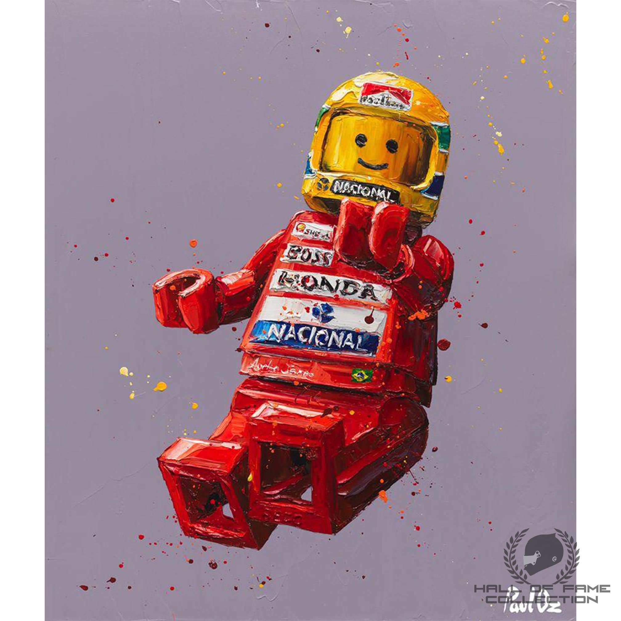 Lego Senna 'Beco' by Paul Oz Artwork