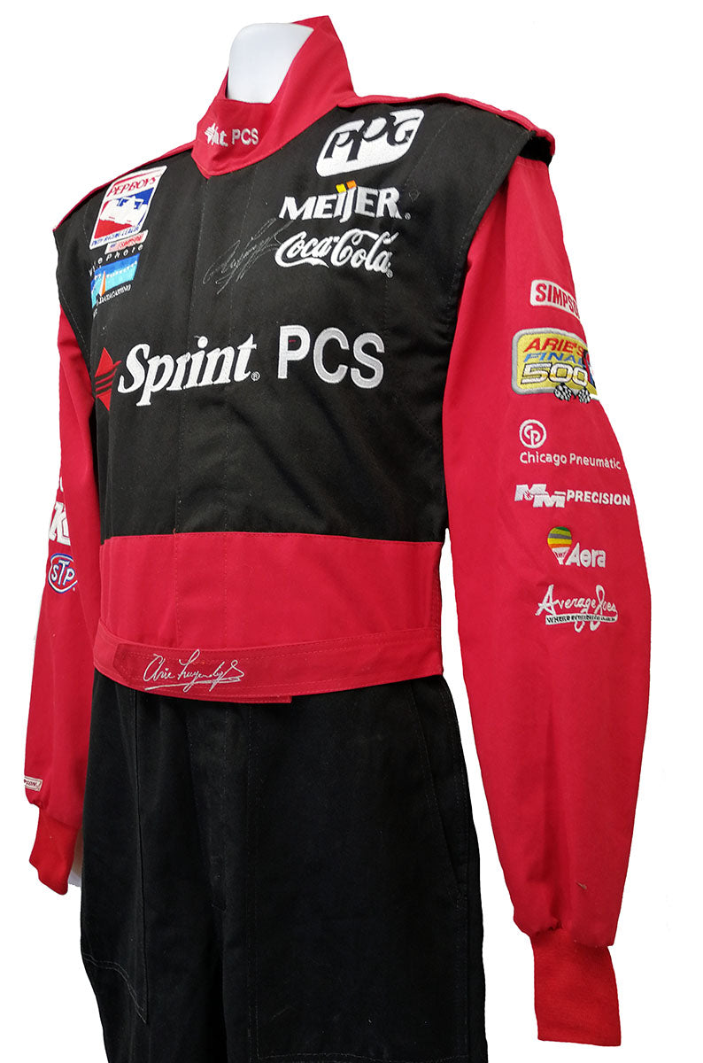 1999 Arie Luyendyk Signed Treadway Racing Used Media IndyCar Suit