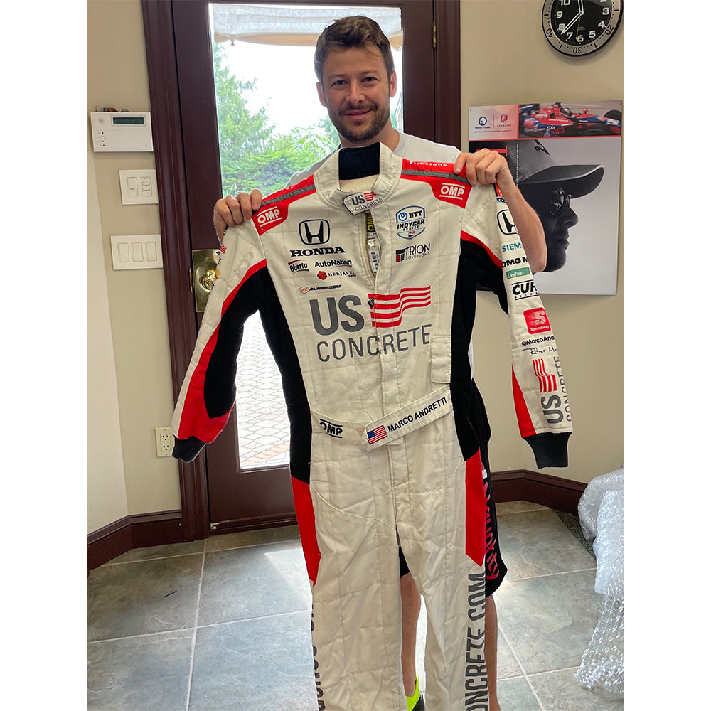 2019 Marco Andretti Race Used Andretti Autosport IndyCar Suit