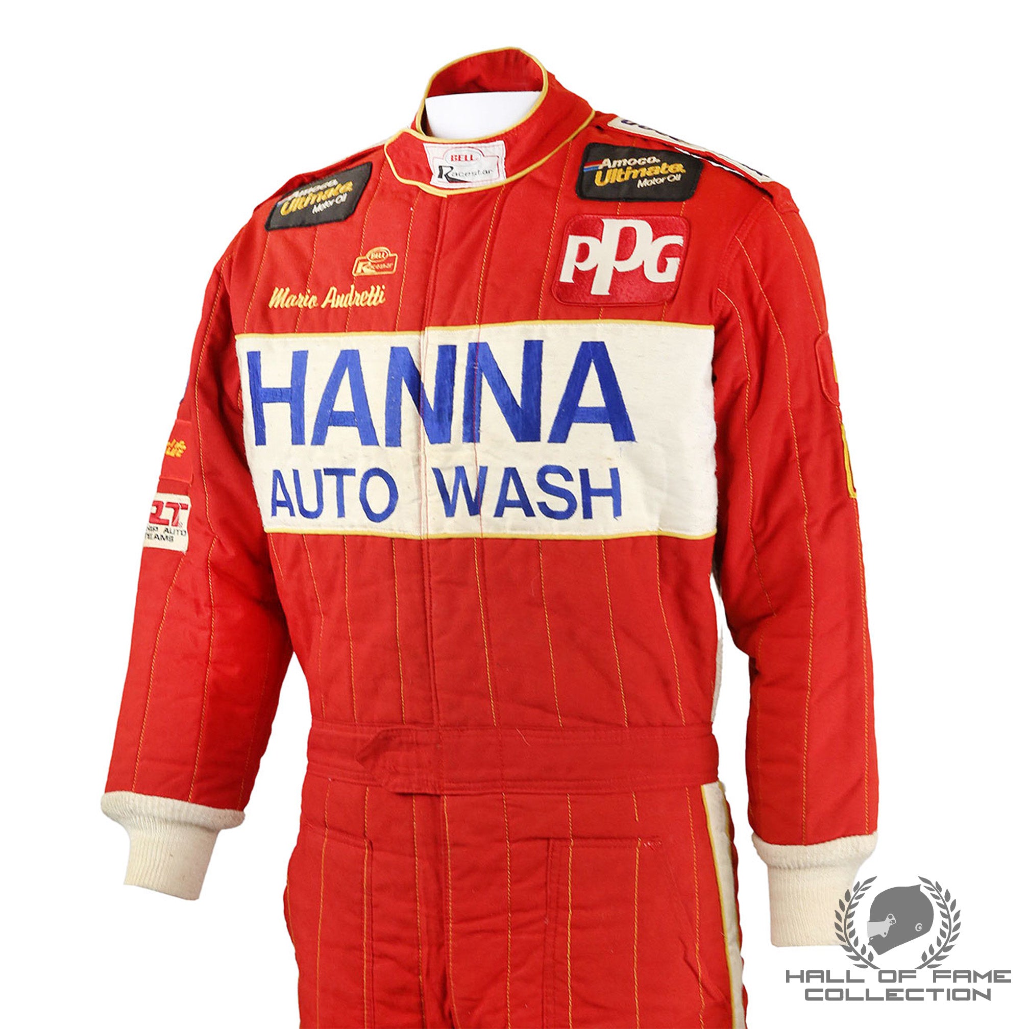 1987 Mario Andretti Race Used Newman Haas IndyCar Suit