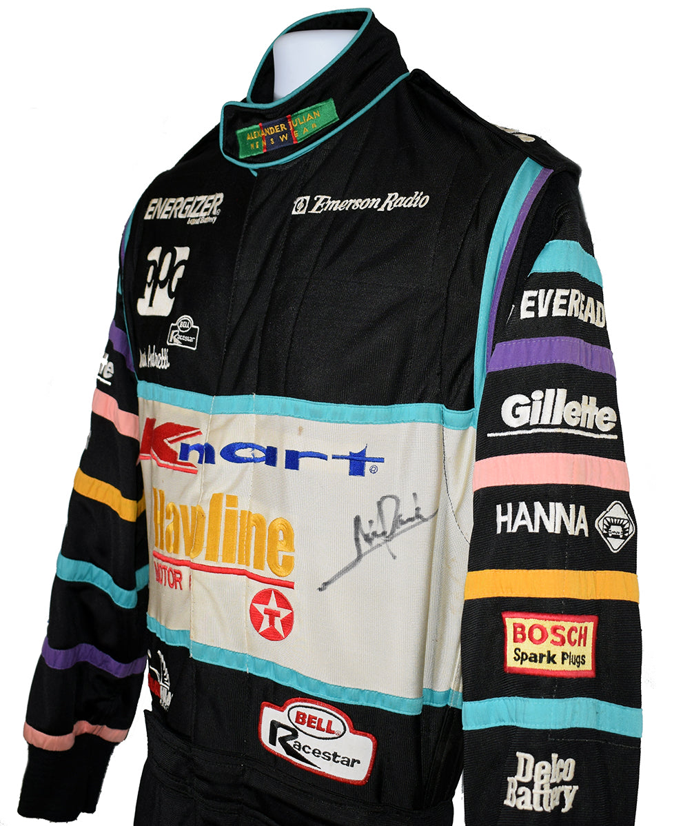 1990 Mario Andretti Signed Race Used Newman-Haas IndyCar Suit