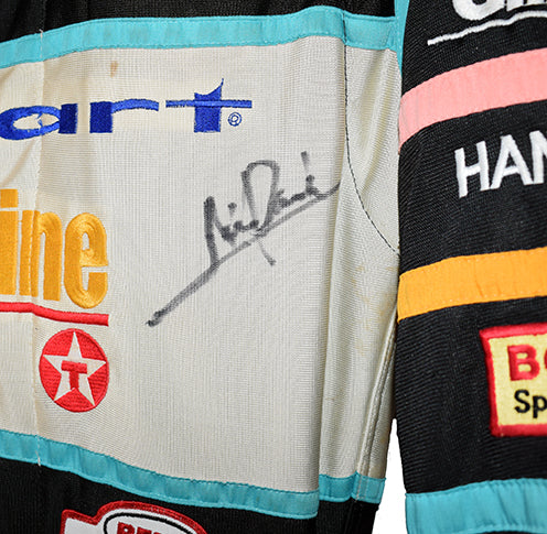 1990 Mario Andretti Signed Race Used Newman-Haas IndyCar Suit