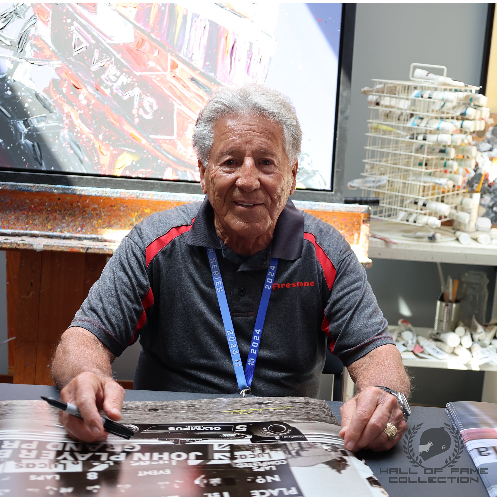 1978 Mario Andretti Signed Lotus 79 British Grand Prix F1 World Champion 16x20" Limited Edition /25 Framed Photo